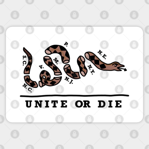 Unite or Die Sticker by Aeriskate